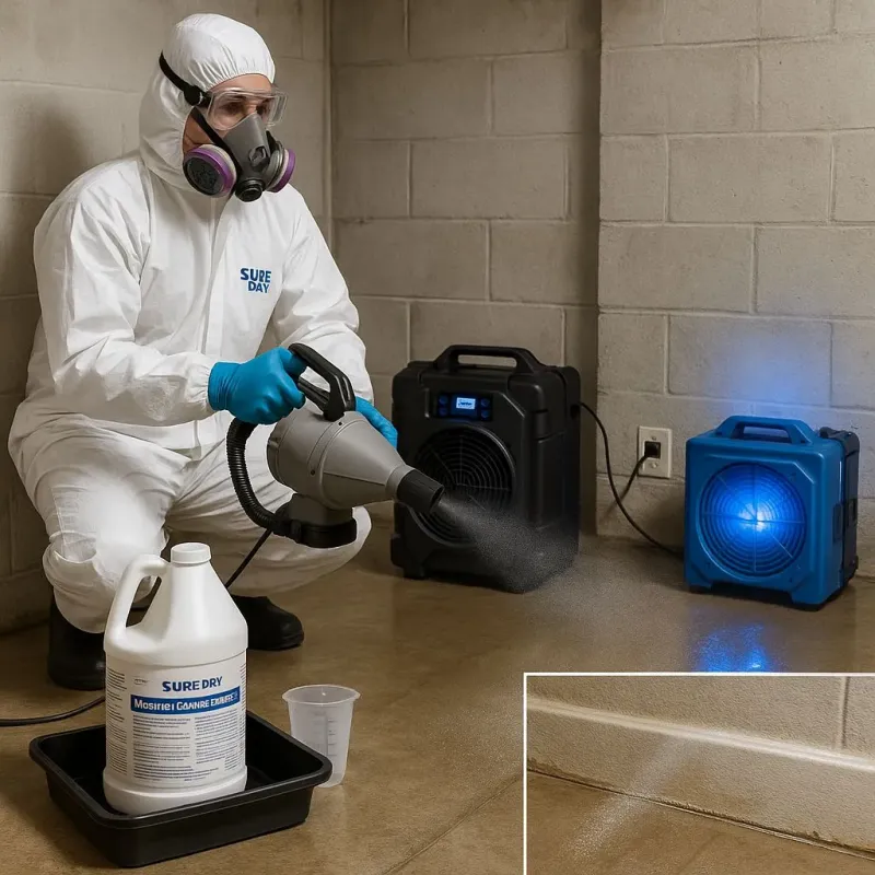 Sanitization and Odor Removal process in Moorestown-Lenola, NJ